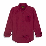 Long-Sleeved Shirt Sage Green | Kemeja Polos Sage Green Pria | Kemeja Lengan panjang Sage Premium