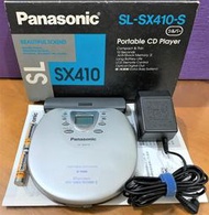 PANASONIC SL-SX410，有光纖輸出端子，有原廠配件，撥放與操做動作都正常，外觀保存良好，日本製。