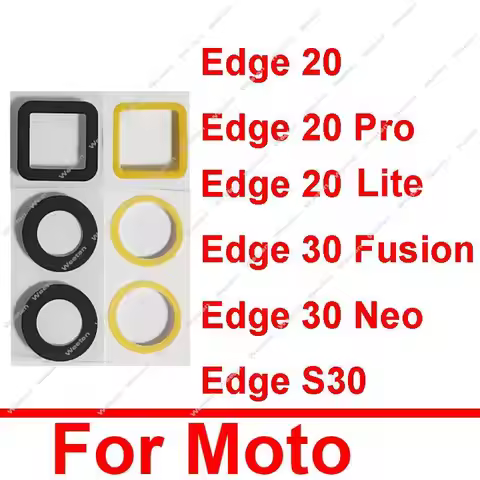 Rear Camera Lens Glass For Motorola MOTO Edge 20 Pro S Pro 20 Lite Edge 30 Fusion 30 Neo S30 Back Ca