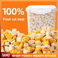 Diskaun Premium Freeze Dried Pet Snack 500g Pet Food Chicken Cube Chicken Cat Treat