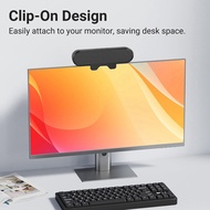 PC Speaker Mini Sound Bar Desktop Computer Speaker Easy Clamp Display Volume Control Laptop Speaker 