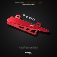 MORIN Lower Exhaust Pipe Cover HONDA FORZA 350 Aluminum CNC (Leewattana Motorcycle Accessories) forz