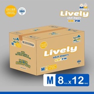[Carton] Lively Adhesive Adult Diapers M8/L7/XL6