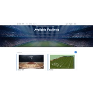 Facility Sport Online Booking System