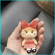 HK1 Crayon Shin-chan Buriburizaemon x The Powerpuff Girls Blossom Plushie Cute Plush Doll Bag Charm 