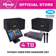 (4TB) Myway M200 Pro Set Professional Karaoke System with BMB Speaker