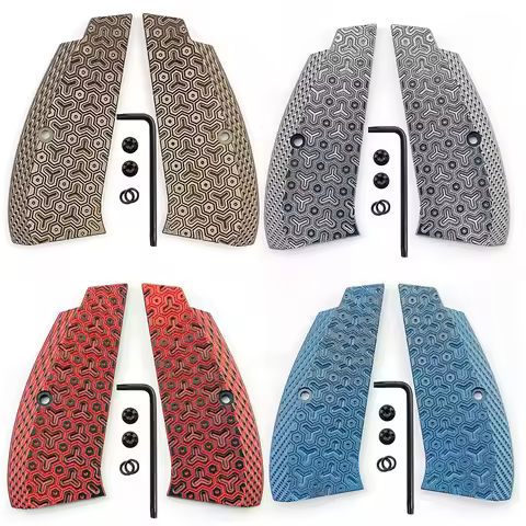 1pair G10 Grips for CZ 75 Full Size CZ75 Grips, SP-01 Series, Shadow Target, 75B BD, Gun Grips with 