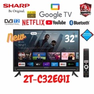Sharp android tv 32 inch 2T-C32EG1I GOOGLE TV (android 11).