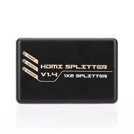 New Mini Portable 1 * Input 2 * Output HDMI V1.4 Amplifier Splitter 1 x 2 HDMI Splitter Support 4K x