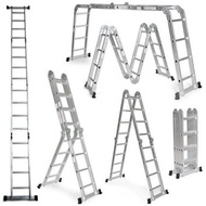 12 Step 16 Step Foldable Ladder Aluminium Ladder Multipurpose Ladder