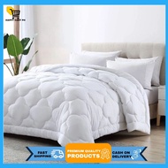 Happycart Plain White Comforter Duvet Filler Alternative Bed Comforter Cotton | Duvet Insert Infill