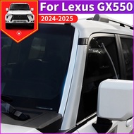 For 2024 2025 Lexus GX550 550h Front windscreen Car Window Chrome Decoration Sequins Accessories gx 