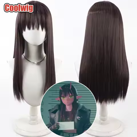 Coolwig Synthetic Hair Akane Cosplay Wigs Milky Subway: The Galactic Limited Express Akane 60cm Dark