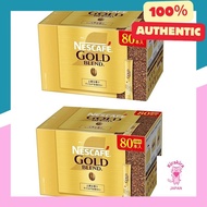 【Direct from Japan】Nescafe Gold Blend Stick Black 160P [Soluble Coffee] [80P x 2 boxes]