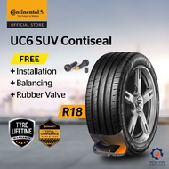 Continental UltraContact UC6 SUV ContiSeal R18 235/55 (with installation)