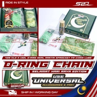 O-Ring Chain Set RK-M Universal Use Hari Raya Edition Excel 428 KLO X 132L Seal Rantai Chain Lube Cl