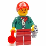 ~ FB ~ Lego City Safari Tourist - Female Minifigure CTY1099 with Accessories 60267 *