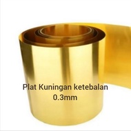 Brass plate thickness 0.3mm 30cm x 20cm/ 30cm x 30cm/ 30cm x 30cm/ 30cm x 40cm/ 40cm x 40cm sheet/