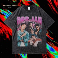 Tryworldbdg OFFICIAL "DPR IAN" OVERSIZED T-Shirt | Washed Shirt | Stone WASH | Oversized T SHIRT | D