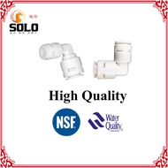 High Quality 10 PCS RO Tube Fitting Union Elbow 4UE4 1/4" RO Tube Connector RO Hose Connector