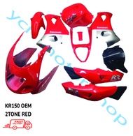 KAWASAKI NINJA 150RR SHURIKEN ZX 150 RR OEM BODY COVER SET STRIPE STICKER SIAP TAMPAL COVERSET