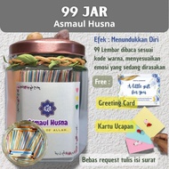 99 Jar || The Islamic gift contains 99 Asmaul Husna. Allah's names according to the Koran || Hampers