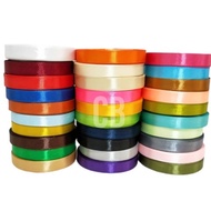 Pita Kain Pita Satin Ribbon 1/2inch 1,2cm +/-18m Grosir