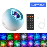 Water Ripples Galaxy Light Projector Starry Sky Night Light Bluetooth-Speakers Led Lamp Home Gaming Room Bedroom Decoration Gift Night Lights