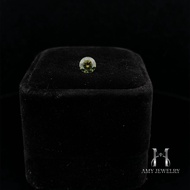 AM32 Nhẫn nam bạc 925 công nghệ xi độc quyền NanoShield xi bạc- xi bạch kim đính đá 8ly- Tặng nước r