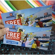 Holiday Promotion🔥Legoland 1 day Child Ticket (Themepark + Waterpark + Sealife)