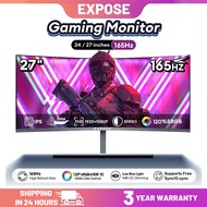 EXPOSE 27 24 Inch Gaming Monitor for PC Curved Computer 75HZ 144HZ 22 19 Inch Desktop IPS Monitor