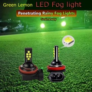 1pc LED fog lamp H11 H1 H3 bulb H7 9006 HB3 H4 881 H27 Fog Bulb green lemon led 3000K yellow 6000K w