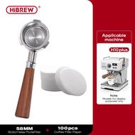HiBREW Coffee Bottomless Portafilter 51MM 58MM Filter Basket Espresso Machine Barista Tool H10A H10B