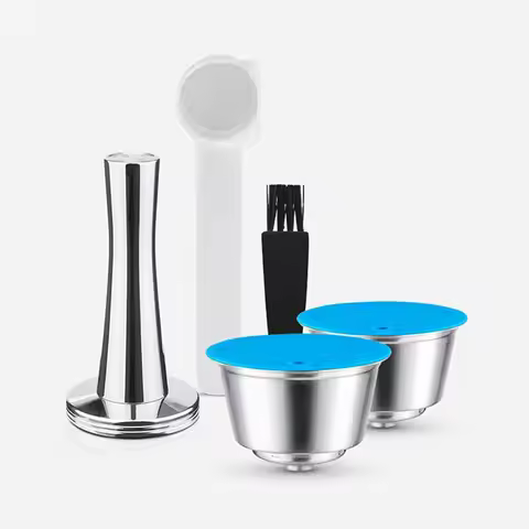 i Cafilas Rechargeable Coffee Capsule for Dolce Gusto Stainless Steel with Nescafe Dolce Gusto model