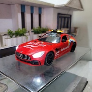 Mercedes-AMG GT-R F1 Safety Car F1 union Car model, 1/24 scale, free VIP license plate