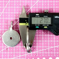 Slingshot Catapult Lastik 3cm metal target