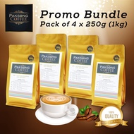Paksong Coffee F6 - Lao High Mountain (Natural Processed). PROMO PACK 4 x 250g Coffee Beans