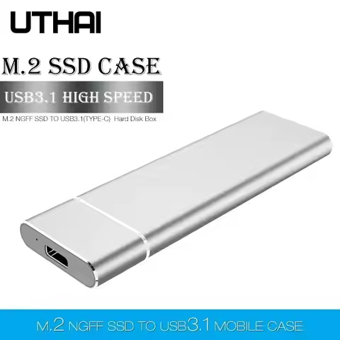 T24 USB3.1 Type C to M.2 NGFF SSD Enclosure M2 to USBC Mobile Hard Disk Box HDD Case For 2230/2242/2