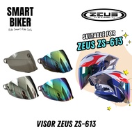 Visor Zeus ZS-613 100% Original Gold Rainbow Silver Smoke