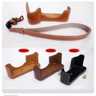 A7II A7RII A7SII - A7 A7R A7S Mark II Half Body Case Leather Sony