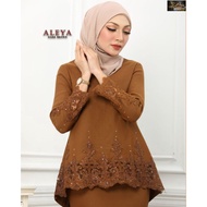 ALEYA BAJU KURUNG MODEN BABYDOLL EXCLUSIVE LACE WUDHU FRIENDLY