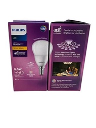 飛利浦 - PHILIPS 6.5W E14(細螺頭) LED 燈膽 （Gen9）（3000K Warm White）4件裝
