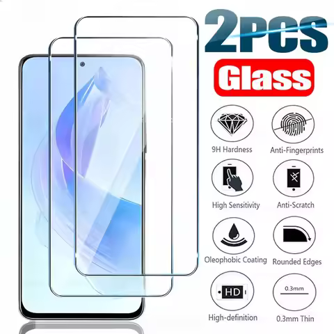 2PCS Full Screen Protector for Honor 8 9 8A 8X 9A 9C 9X Tempered Glass for Honor 20 10 30 Lite X8 X8