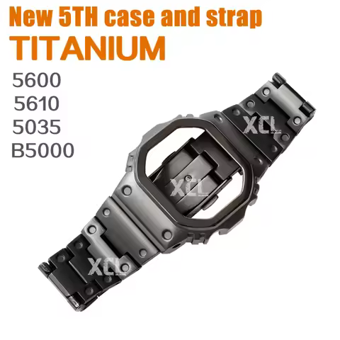 Titanium alloy 5600 5610 GW5000U GMWB5000 Metal Case Mod Kit For DW5600 G5600E GWM5610 GWB5600 Mech 