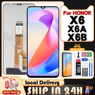 For Honor X6 / X6A / X6B / X6C LCD Display Screen + Tempered Glass + Glue + Tools