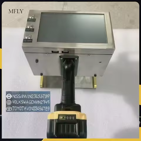 Metal Engraving Machine Handheld Wireless Punching Pin Peen XY/SD-4-12030 Code VIN Number Marking Ca