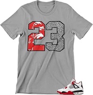 T Shirt to Match Artwork Inspired by Colors from Jordans Black Red White 1 2 3 4 5 6 7 8 9 10 11 12 