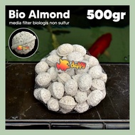 Bio Almond Filter Media 500g Bio Almond 500 grams aquarium pond biological filter media