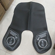 High-quality hair-dyed iron leather cape