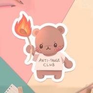 Anti-Tauge Club Sticker